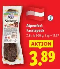 Lidl Alpenfest Fasslspeck Angebot