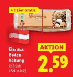 Lidl Eier aus Boden- haltung Angebot