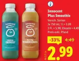 Lidl Innocent plus smoothie Angebot