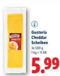 Lidl Gusteria Cheddar Scheiben Angebot
