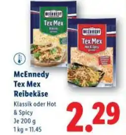Lidl McEnnedy Tex Mex Reibekäse Angebot