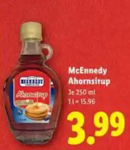 Lidl McEnnedy Ahornsirup Angebot