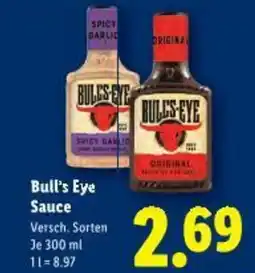 Lidl Bull's eye sauce Angebot