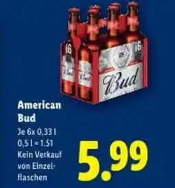 Lidl American bud Angebot