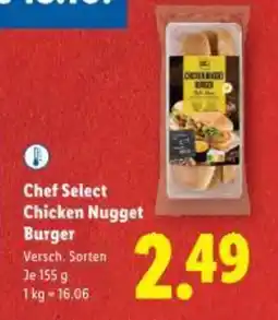 Lidl Chef Select Chicken Nugget Burger Angebot