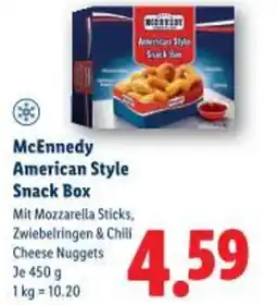 Lidl Mcennedy american style snack box Angebot