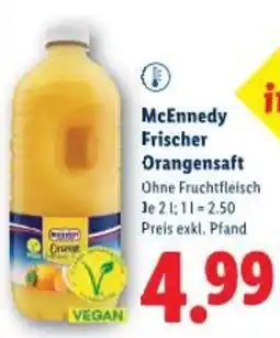 Lidl McEnnedy Frischer Orangensaft Angebot