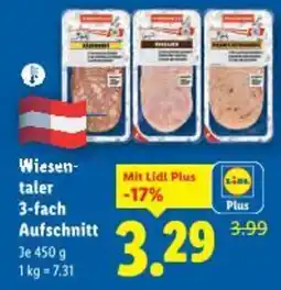 Lidl Wiesen taler 3-fach aufschnitt Angebot