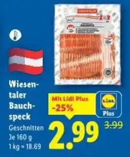 Lidl Wiesen taler Bauch speck Angebot