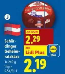 Lidl Schär dinger Geheimratskase Angebot