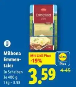 Lidl Milbona emmen taler Angebot