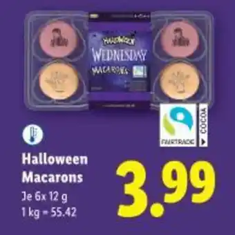 Lidl Halloween macarons Angebot