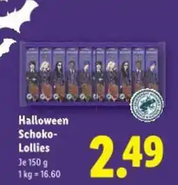 Lidl Halloween schoko- lollies Angebot
