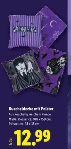 Lidl Kuscheldecke mit polster Angebot