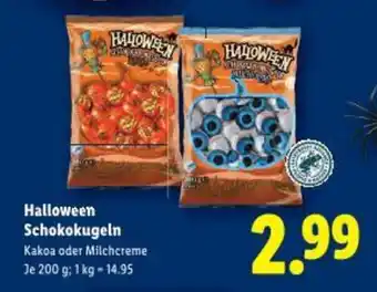 Lidl Halloween schokokugeln Angebot