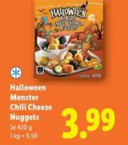 Lidl Halloween monster chili cheese nuggets Angebot
