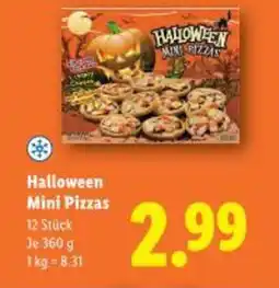 Lidl Halloween mini pizzas Angebot