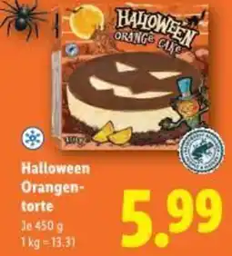 Lidl Halloween orangen- torte Angebot