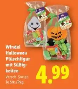 Lidl Windel halloween plüschfigur mit süßig- keiten Angebot