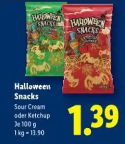 Lidl Halloween snacks Angebot