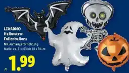 Lidl Livarno halloween- folienballons Angebot