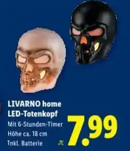 Lidl Livarno home led-totenkopf Angebot