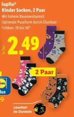 Lidl Lupilu kinder socken, 2 paar Angebot