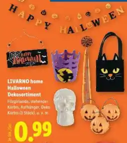 Lidl Livarno home halloween dekosortiment Angebot