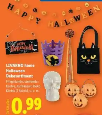Lidl Livarno home halloween dekosortiment Angebot