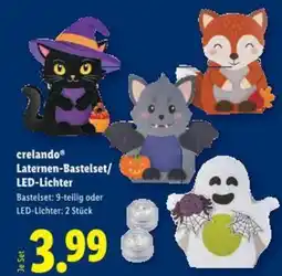 Lidl Crelando laternen-bastelset/ led-lichter Angebot