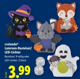 Lidl Crelando laternen-bastelset/ led-lichter Angebot