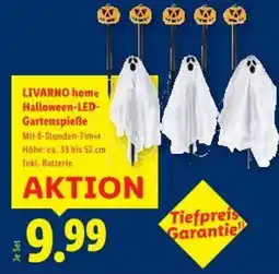 Lidl Livarno home halloween-led- gartenspieße Angebot