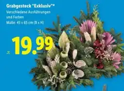 Lidl Grabgesteck "exklusiv" Angebot