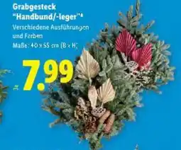Lidl Grabgesteck "handbund/-leger" Angebot