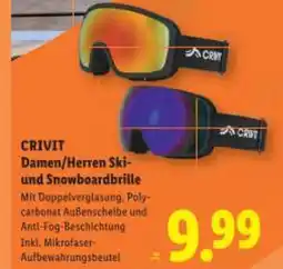Lidl Crivit damen/herren ski- und snowboardbrille Angebot