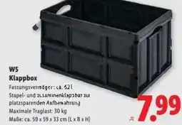Lidl W5 klappbox Angebot