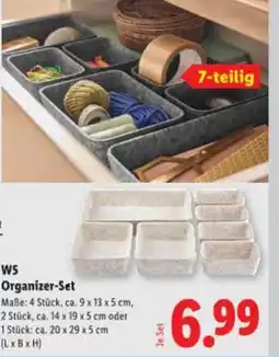 Lidl W5 organizer-set Angebot