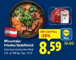 Lidl Wiesentaler frisches siedefleisch Angebot