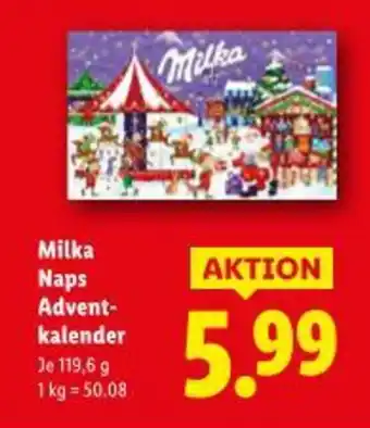 Lidl Milka Naps Advent- kalender Angebot