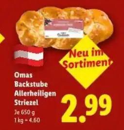 Lidl Omas backstube allerheiligen striezel Angebot