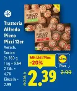 Lidl Trattoria alfredo picco pizzi 12er Angebot