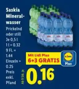 Lidl Saskia mineral- wasser Angebot