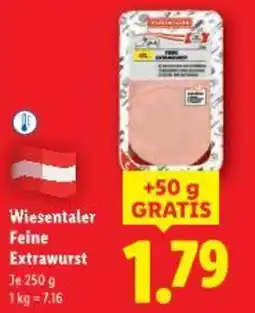 Lidl Wiesentaler feine extrawurst Angebot