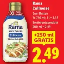 Lidl Rama culinesse Angebot
