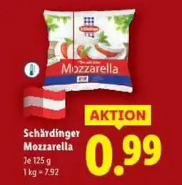Lidl Schärdinger mozzarella Angebot
