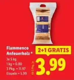 Lidl Flammenco anfeuerholz Angebot