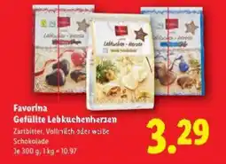 Lidl Favorina gefüllte lebkuchenhersen Angebot