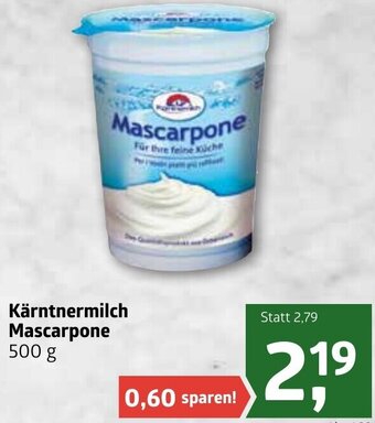 ADEG Kärntnermilch Mascarpone 500 g Angebot