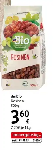 dm Rosinen Angebot