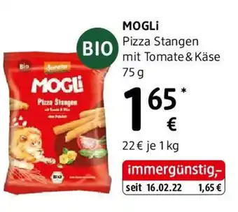 Pizza Stangen mit Tomate & Käse